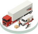 Ground transportation graphic